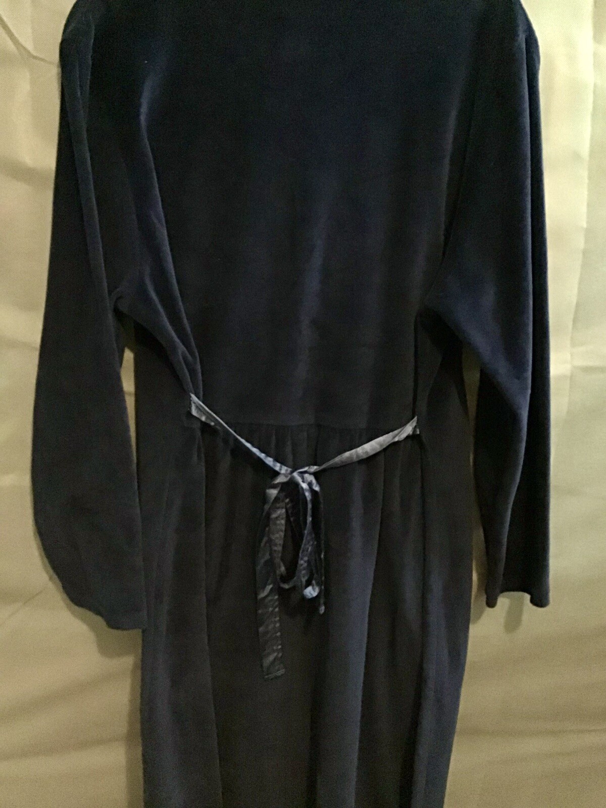 VTG Royal Blue Velvet Maxi Dress By Fads Size L