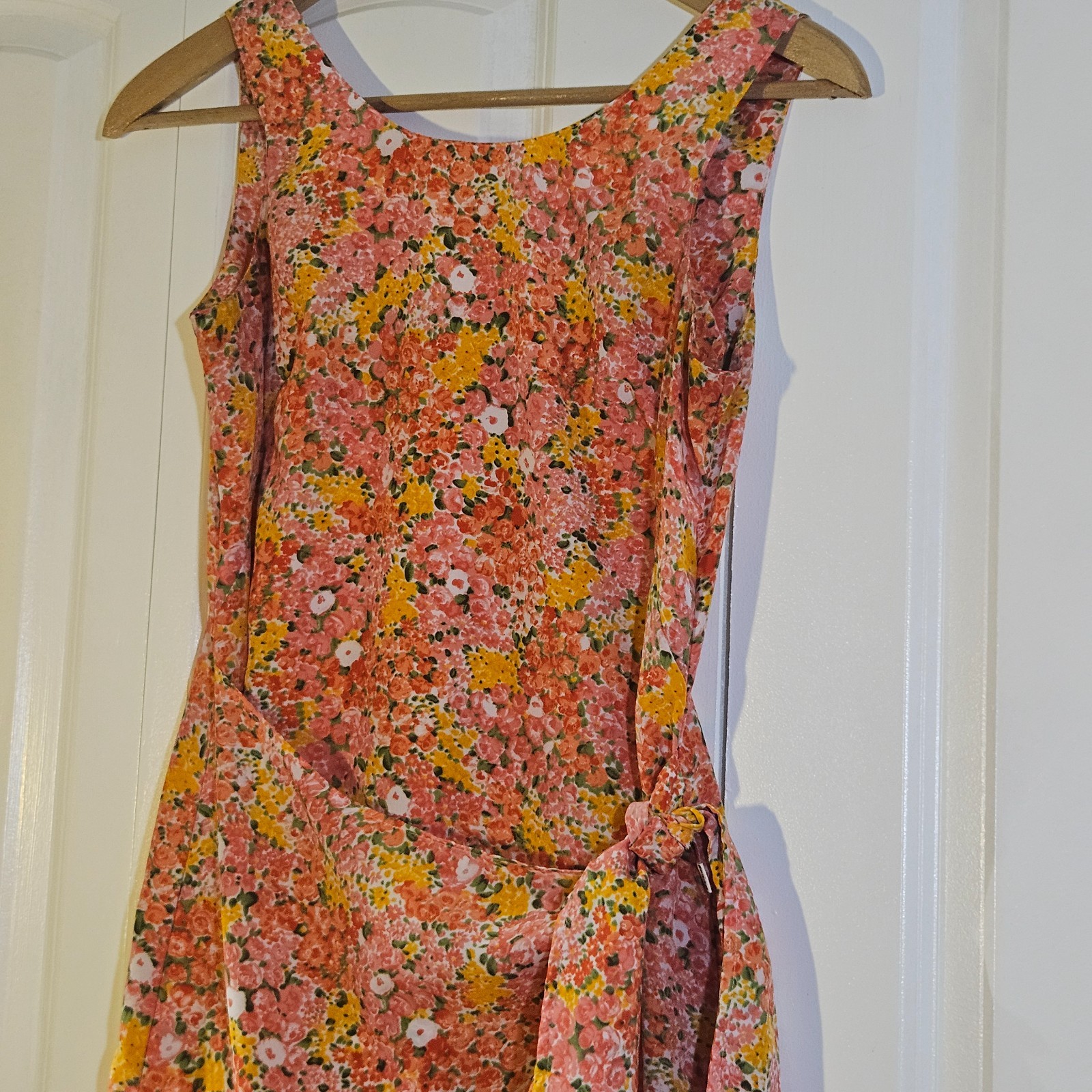 Vintage Guess by Georges Marciano 2 Floral Wrap Mini Dress 80s 90s Cottagecore