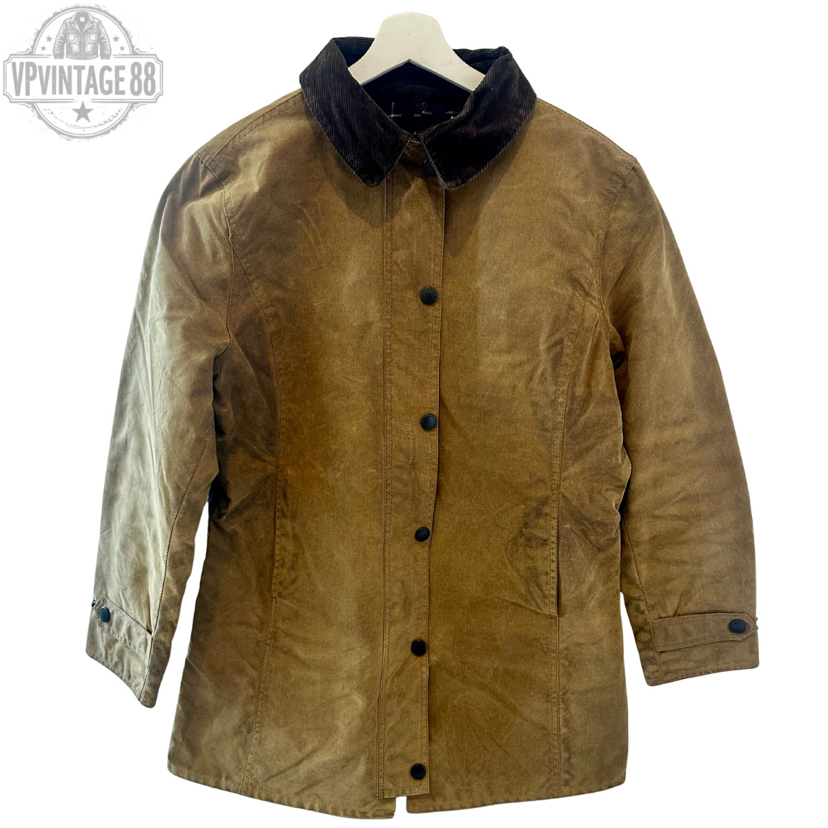 Vintage Barbour L65 New Market Waxed Jacket Original Heritage Made in England