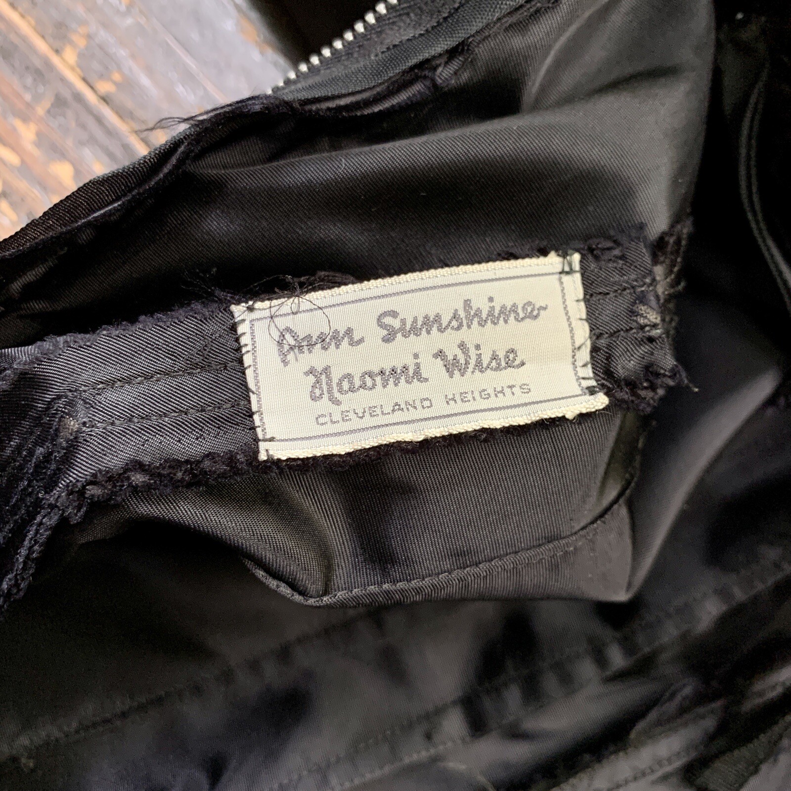 Rare CEIL CHAPMAN 1950s Vintage Black Satin COUTURE Cocktail Dress XS/S
