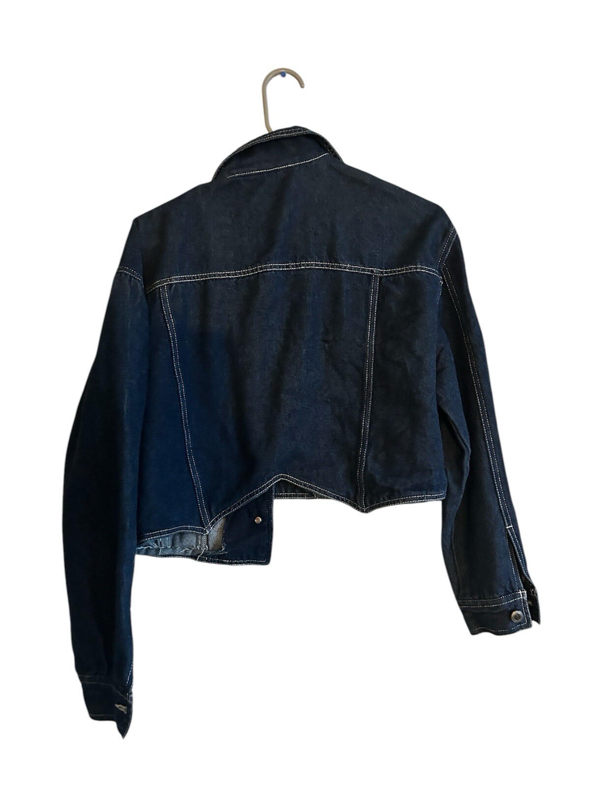 Sergio Valente Vintage 80s Cropped Denim Jacket Women’s Blue Size L