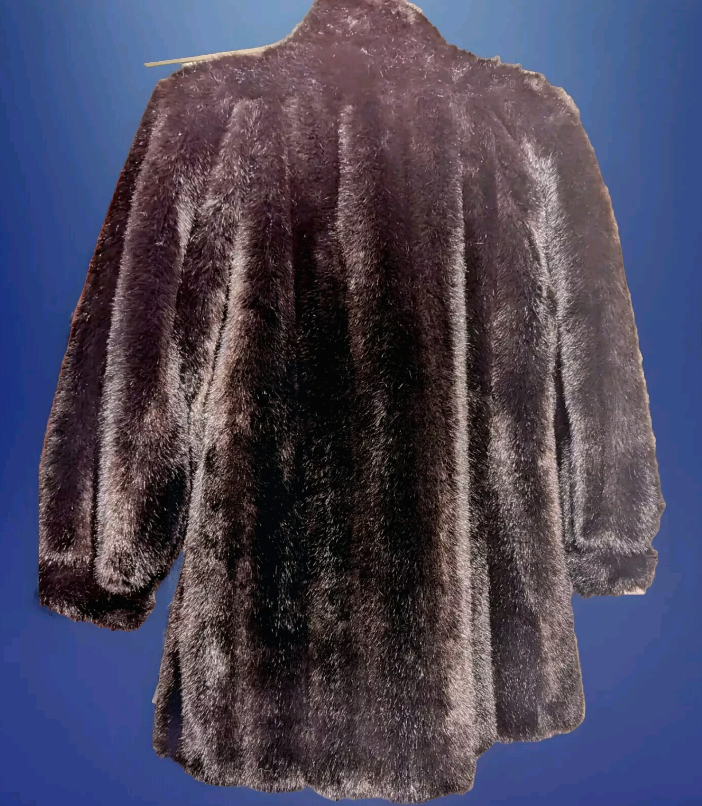 Hillmoor of New York Vintage Rich Brown Faux Fur Women’s Jacket/Coat Size S-M