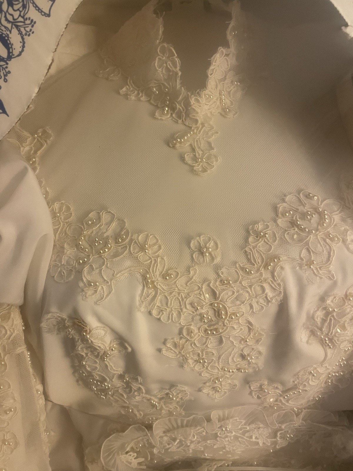 Vintage Jack Diamond 2-Piece Wedding Gown Dress with Hat Dry Cleaning Jewel