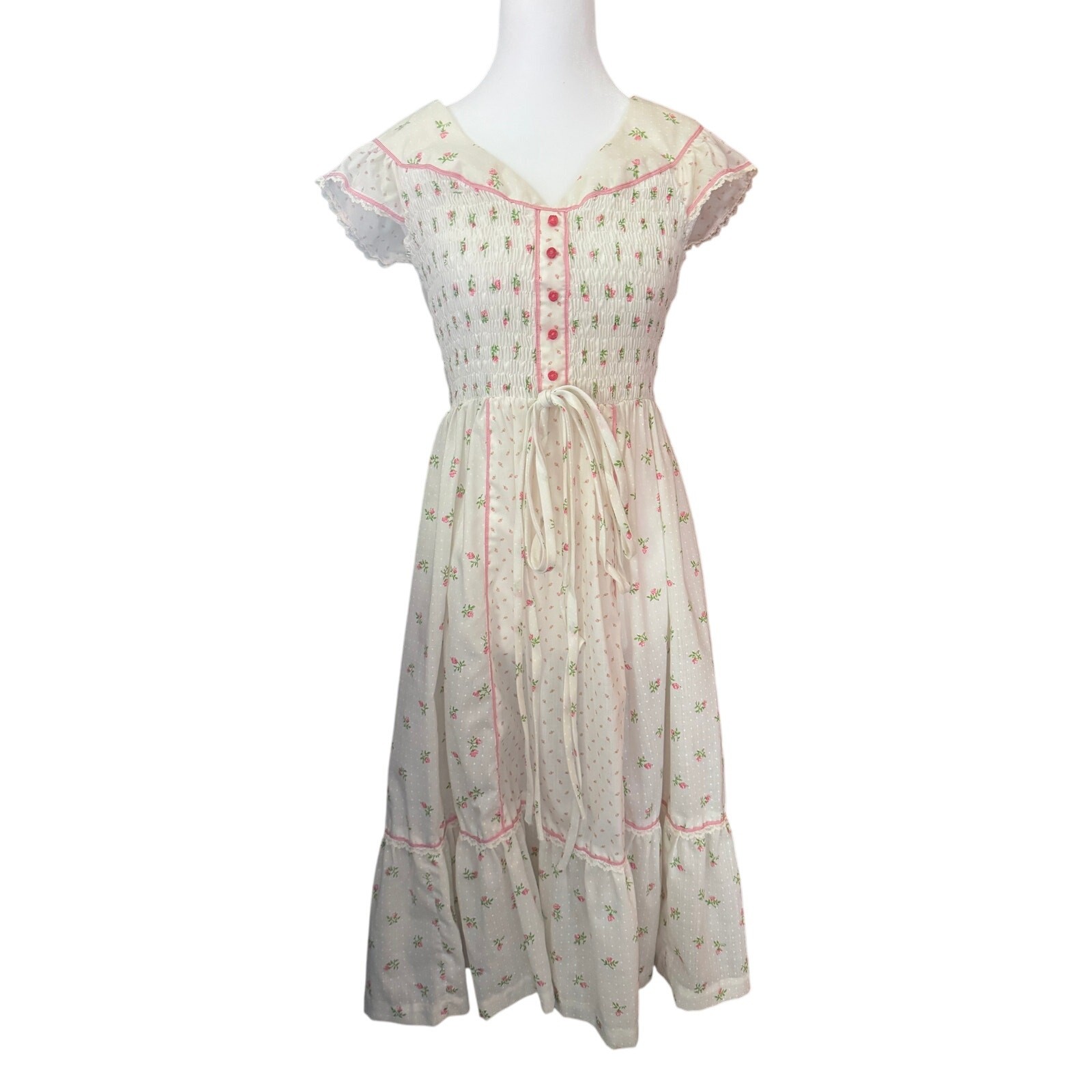 Jody T of California Vintage 70’s Dress Size 9 Cottagecore