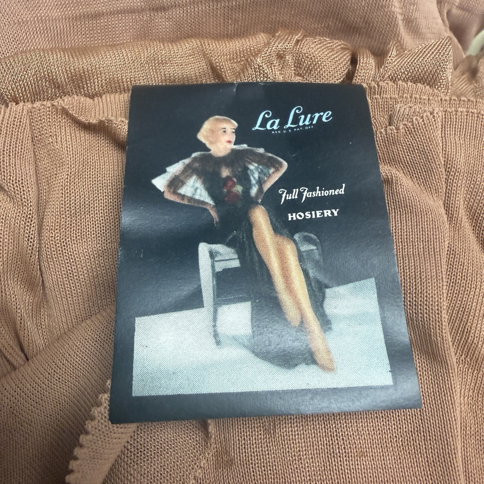 3 Pairs Vtg 50s Glorious 10.5 Rayon Hosiery Stockings Seams New Full Fashioned