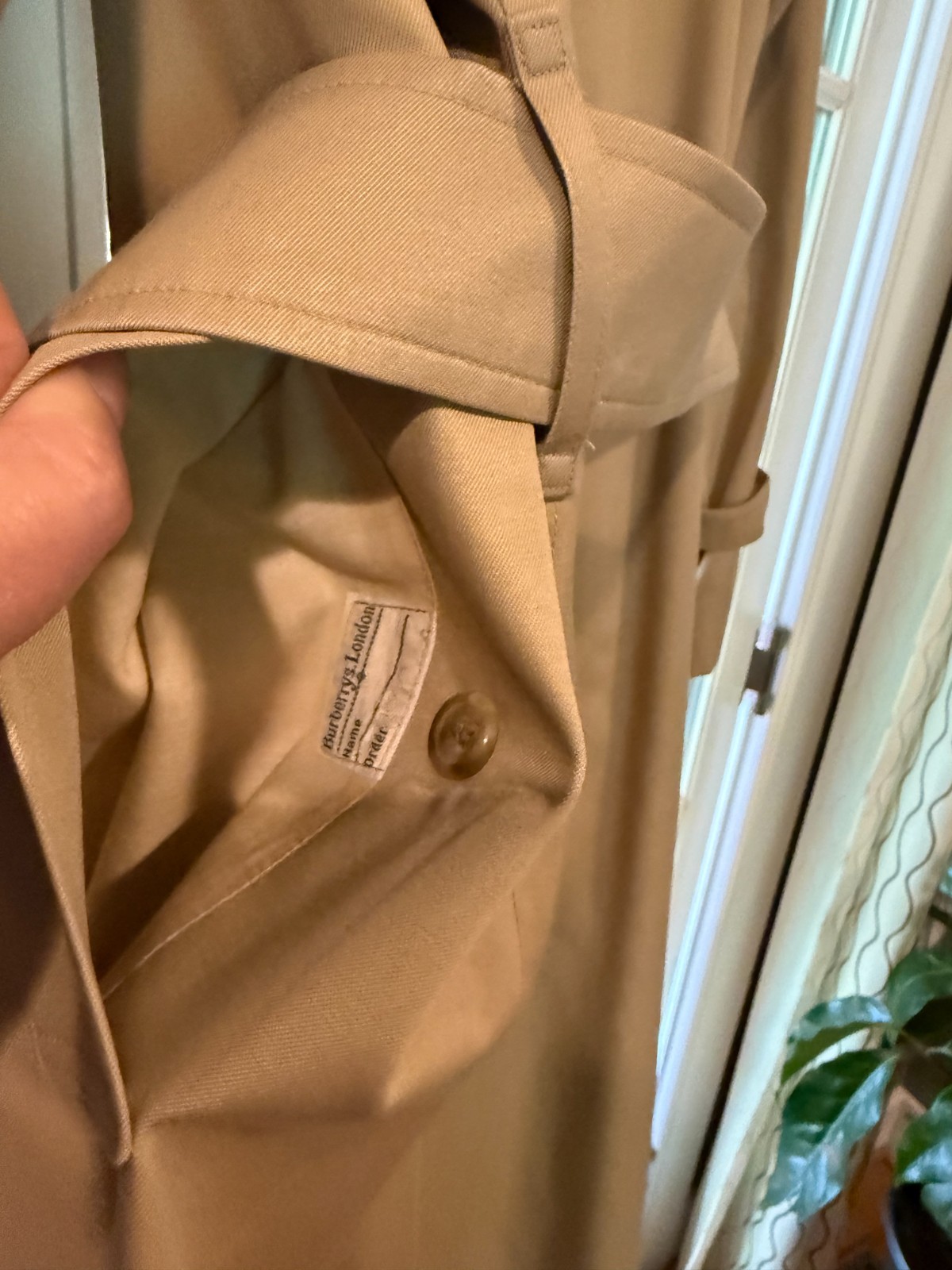 Vintage Burberrys’ Saks 5th Ave trench coat