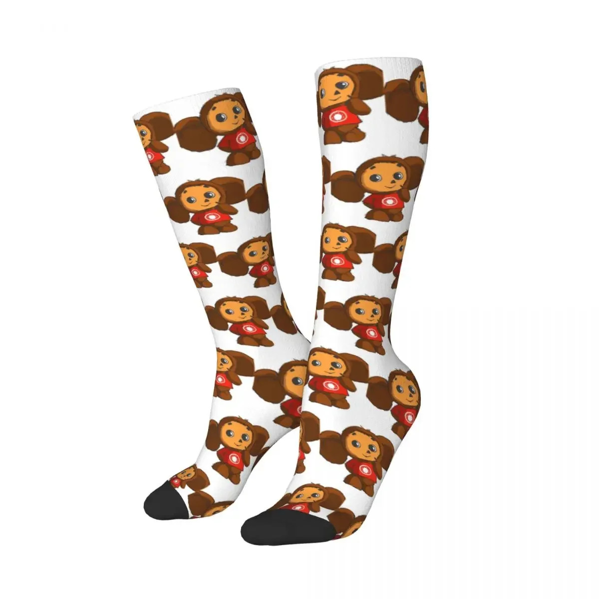 Cheburashka Socks Harajuku Sweat Absorbing Stockings All Season Long Socks