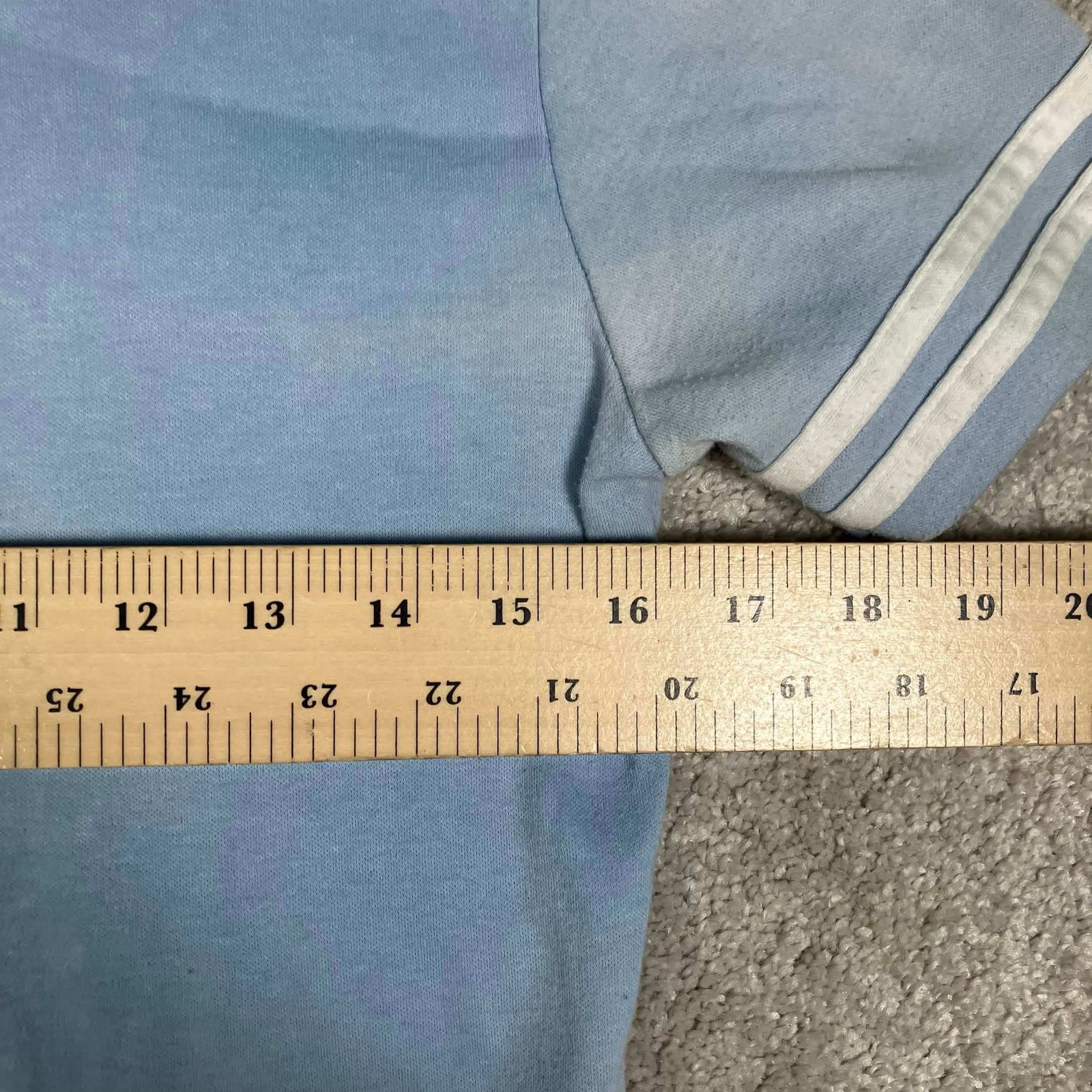 Vintage Le Riche Myrtle Beach SC V-Neck Shirt Light Blue Womens Large USA