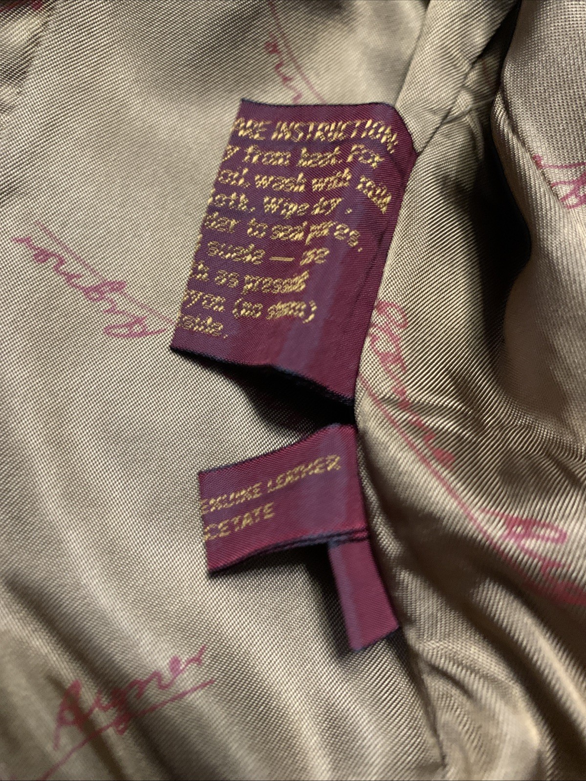 VTG Etienne Aigner 70s 80s Leather Vest Size 8 Hong Kong Disco City Wear Shaft
