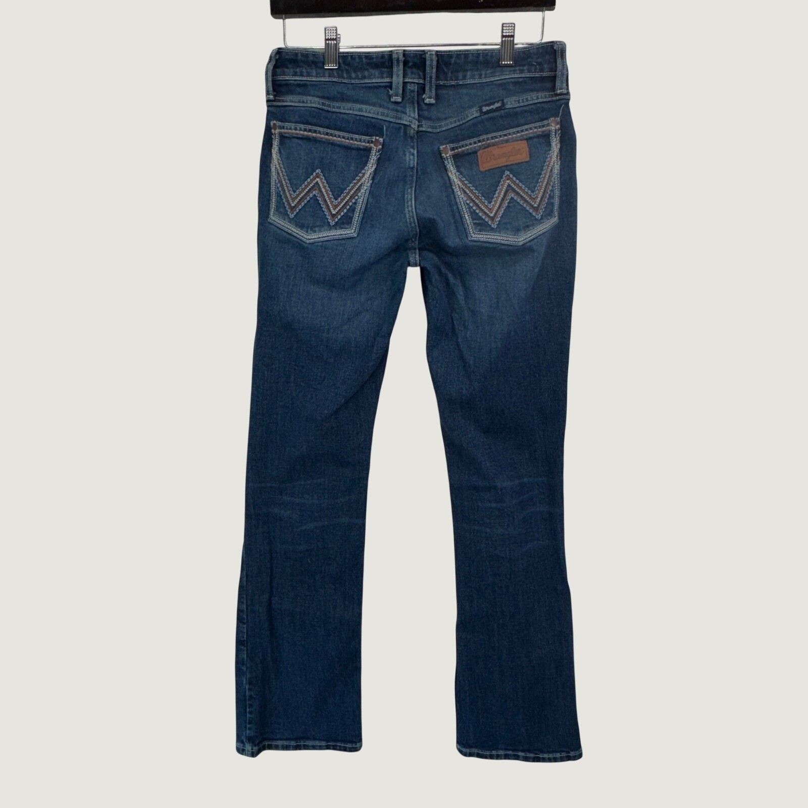 Wrangler Retro Jeans 27×32 Blue Slim Straight Western Cowboy Denim