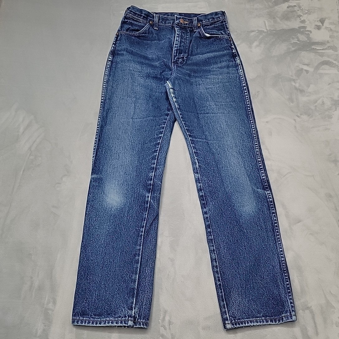 VTG Wrangler Jeans Womens 11 Blue 13MWZG Cowboy Cut High Rise Made In USA