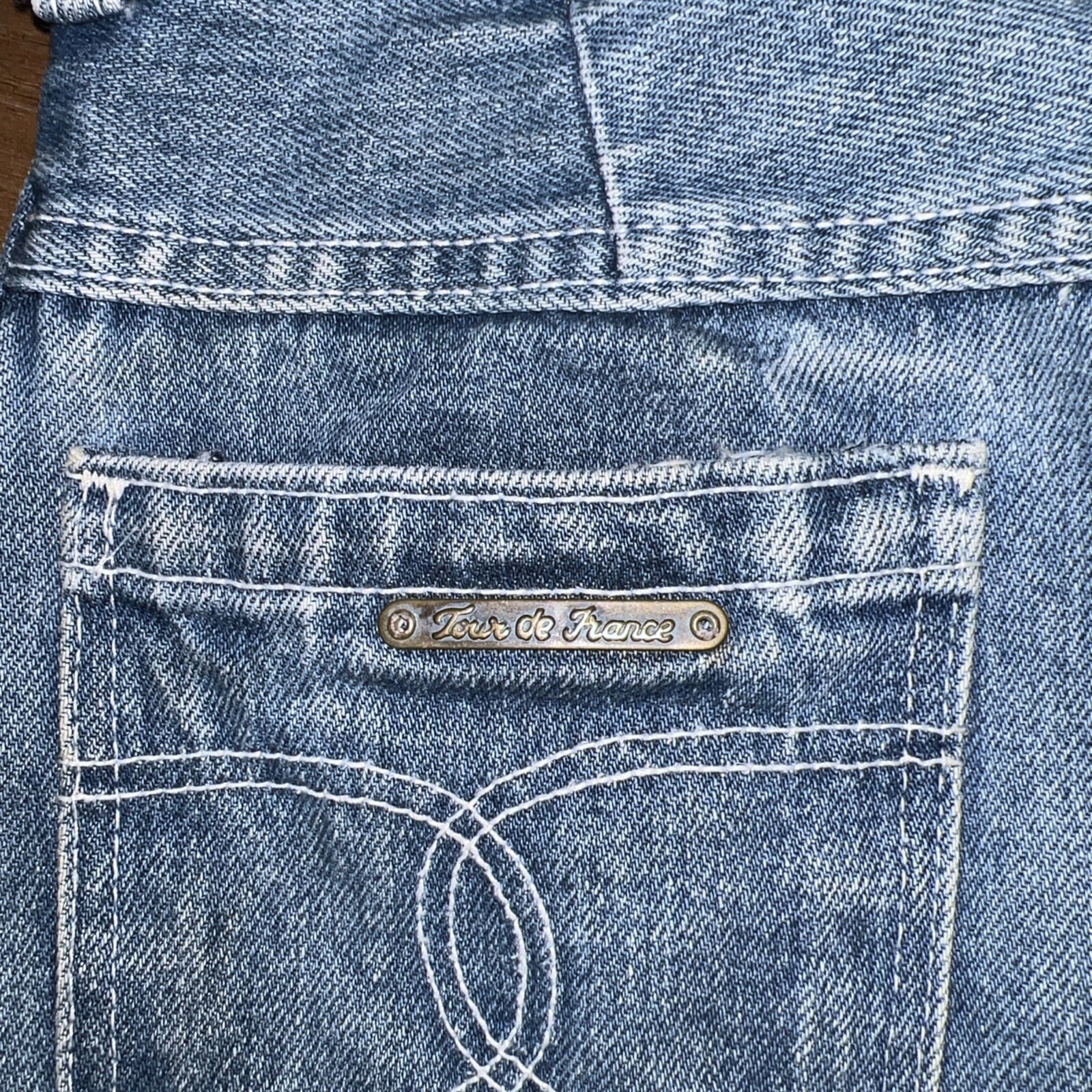Vintage 70s/80s Women’s Tour De France Dark Denim Jeans Sz 4 High Waisted