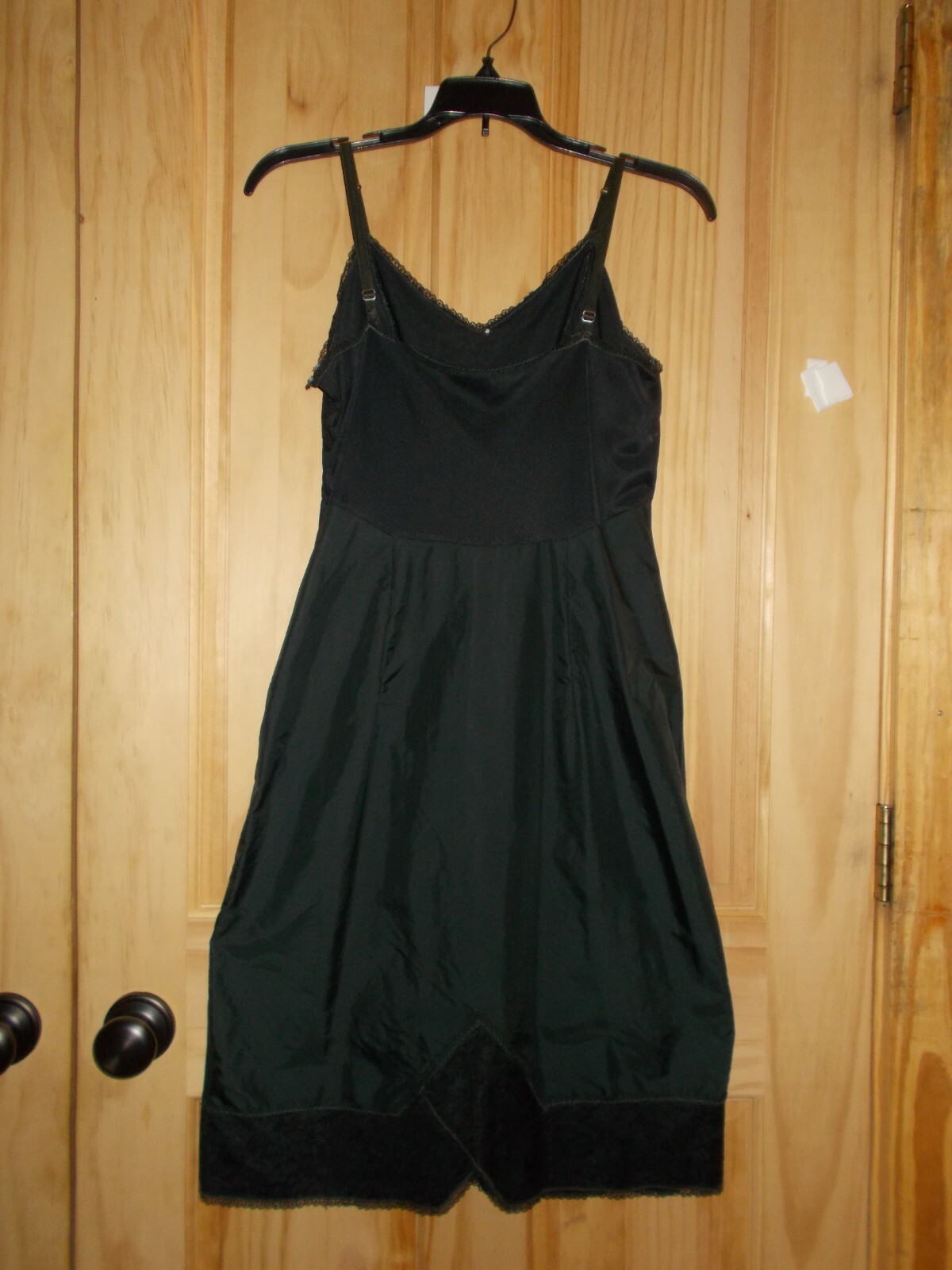 Womens FULL SLIP White Ivory Beige Navy or Black Sm Med Lrg XL Nylon / Cotton
