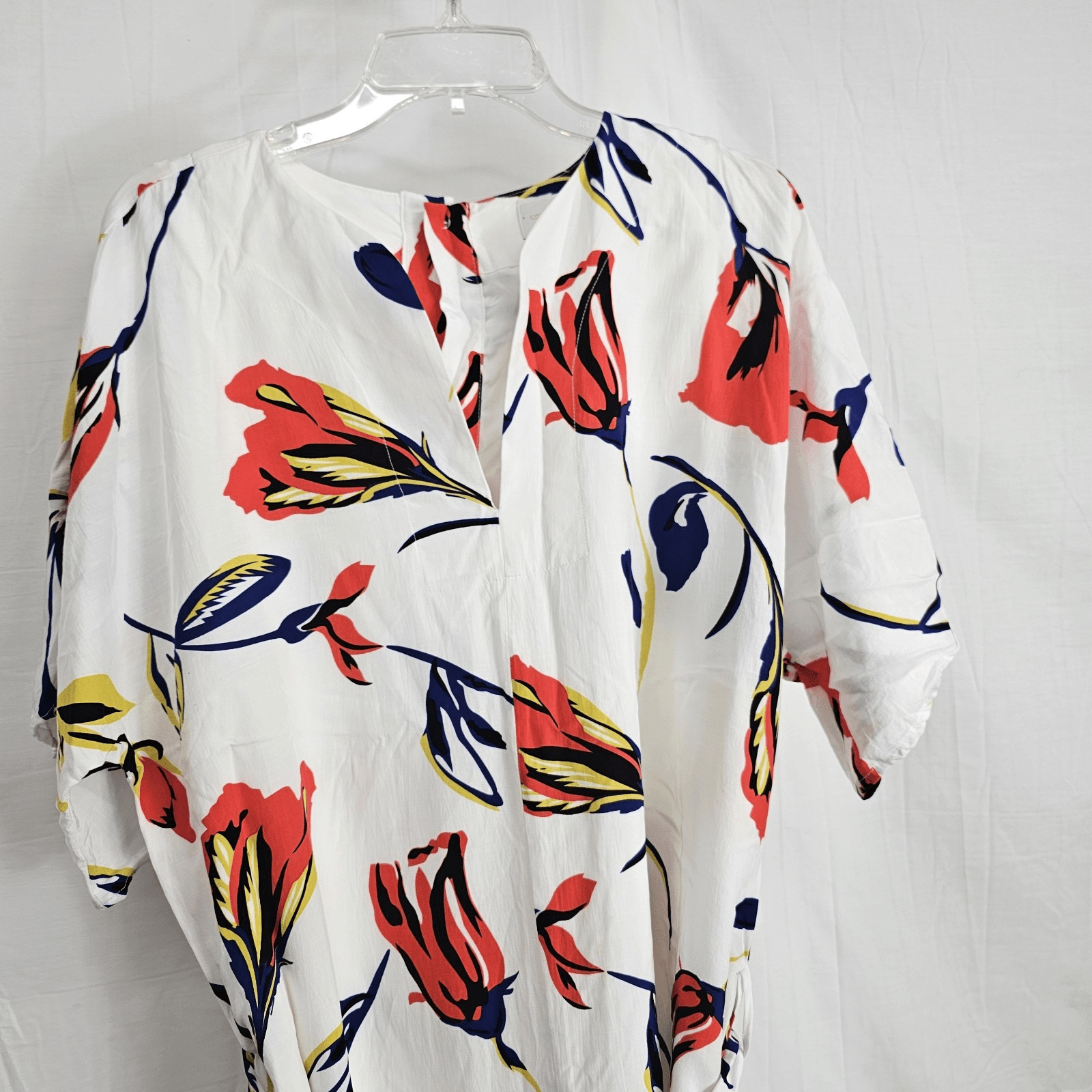 Corey Lynn Calter Anthropologie Reva White Floral Romper Women’s Size Small