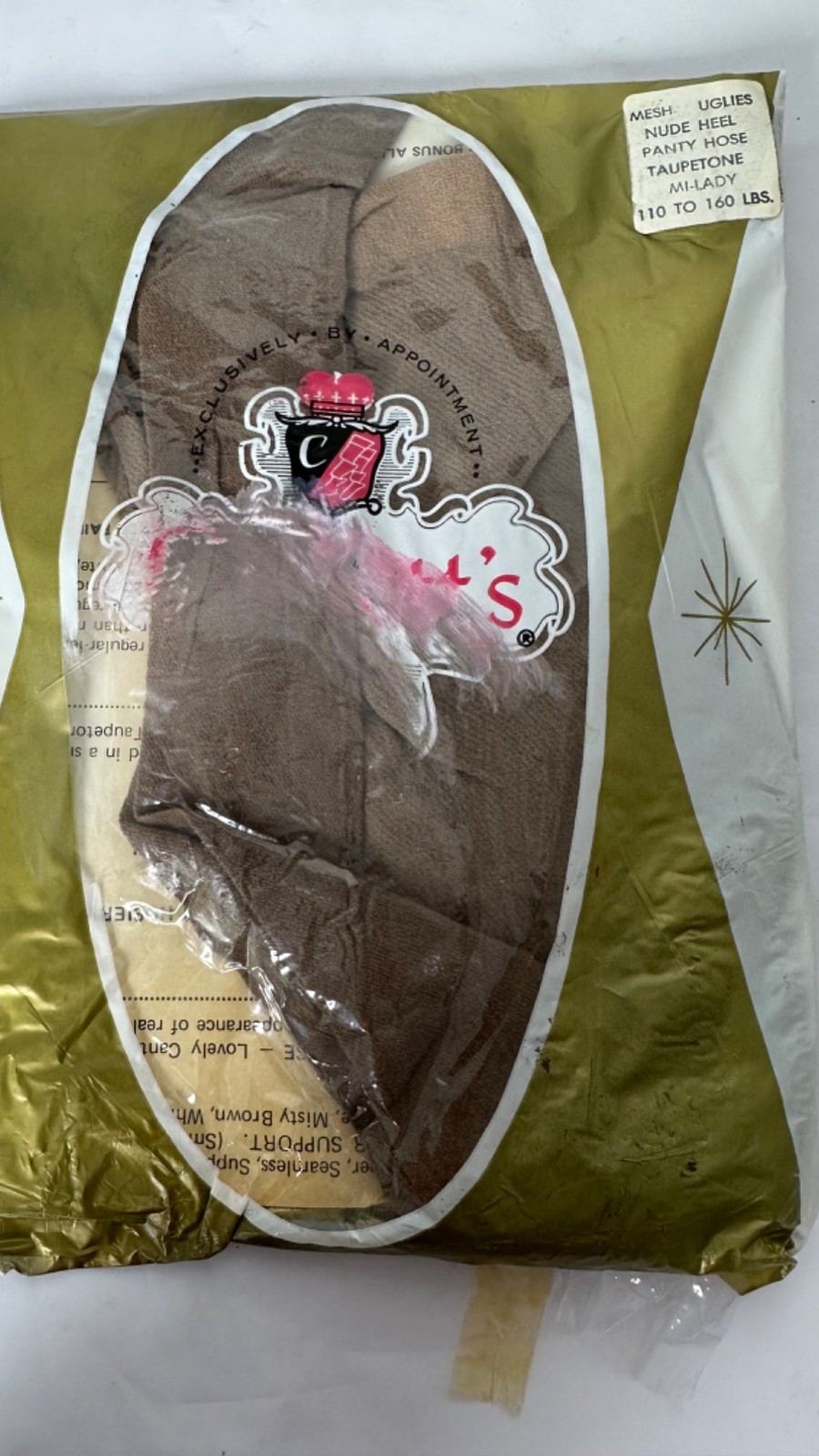 Corbetts Lot of 4 Vintage Hosiery Women Pantyhose Nude Heel Brown Taupetone