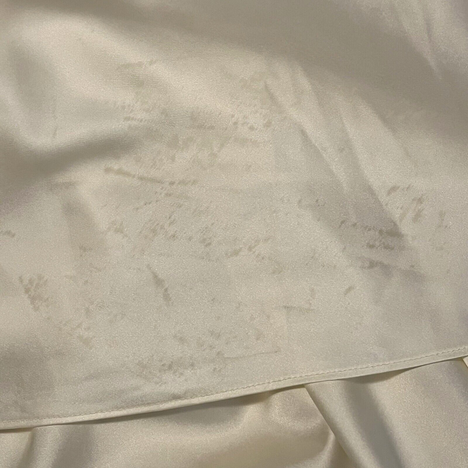 Vintage 1960s Stan Herman Creme Nightgown w/Spaghetti Straps Size Large