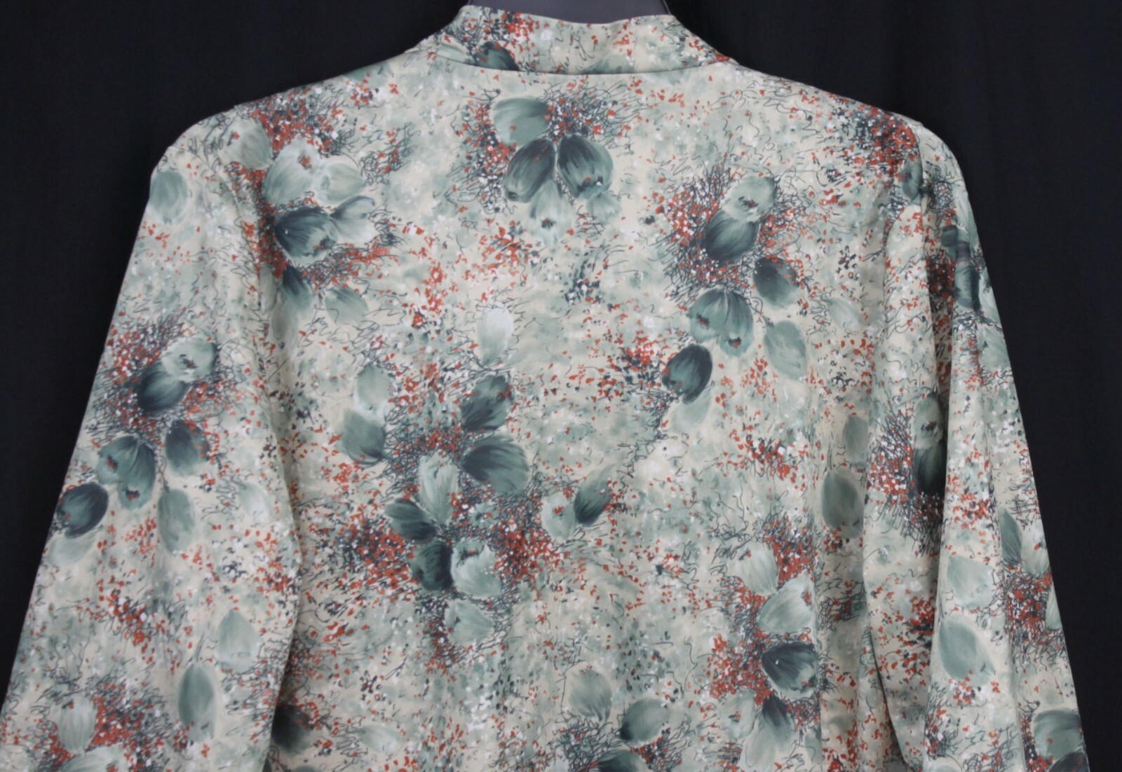 Vtg Ina Carol Dress 1960s 70s Polyester A Line Tie Neck Pussybow Perky Retro L