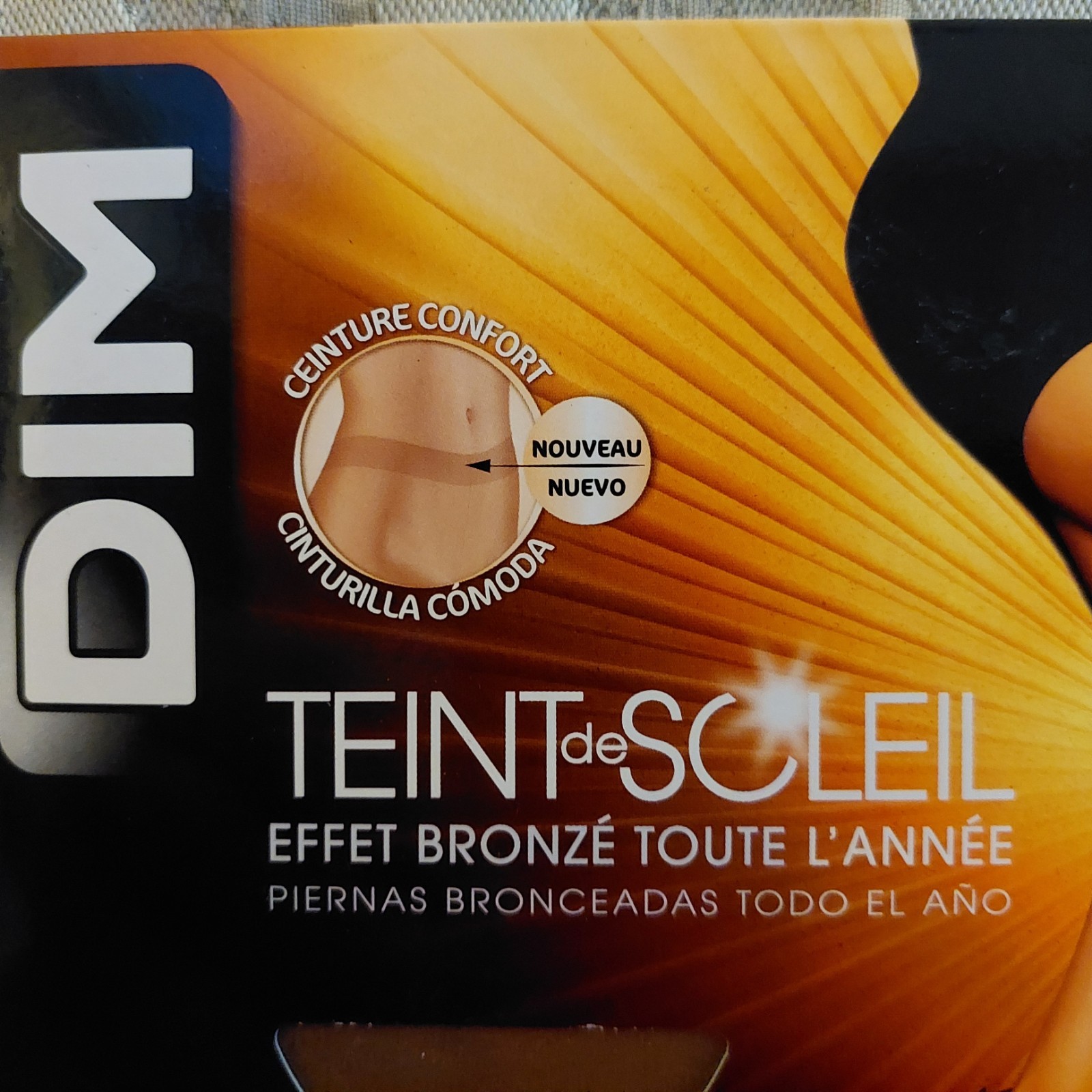 Vintage Pantyhose Dim Effet Bronzé All Sheer Color Terracotta Size 2 BQUE1