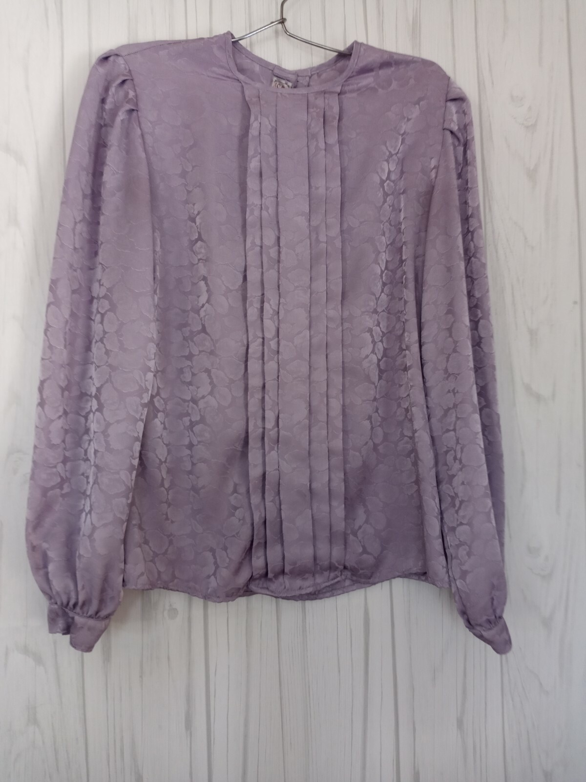 Vintage San Andre Women’s Blouse Shirt Long Sleeve Secretary Lavender Small