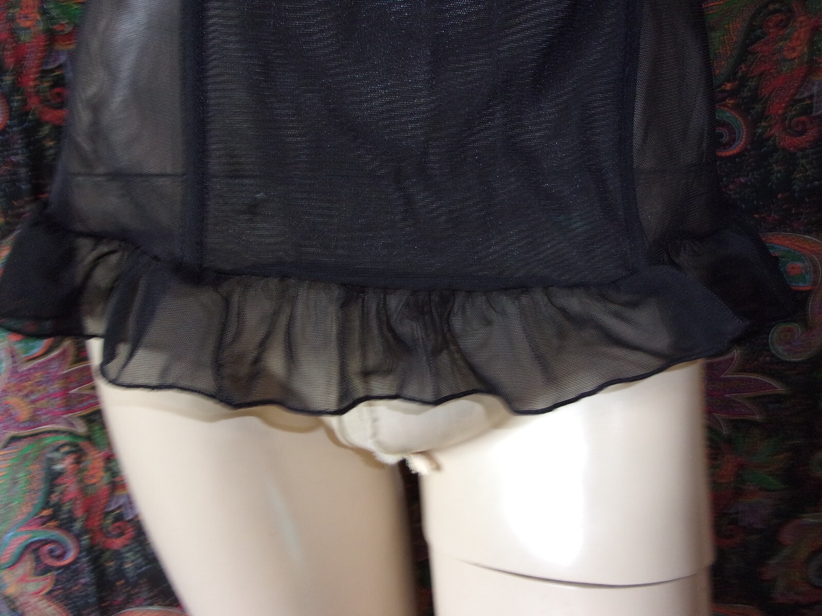 Rampage Black Bra Top Slimmer Corset Camisole Shaping M