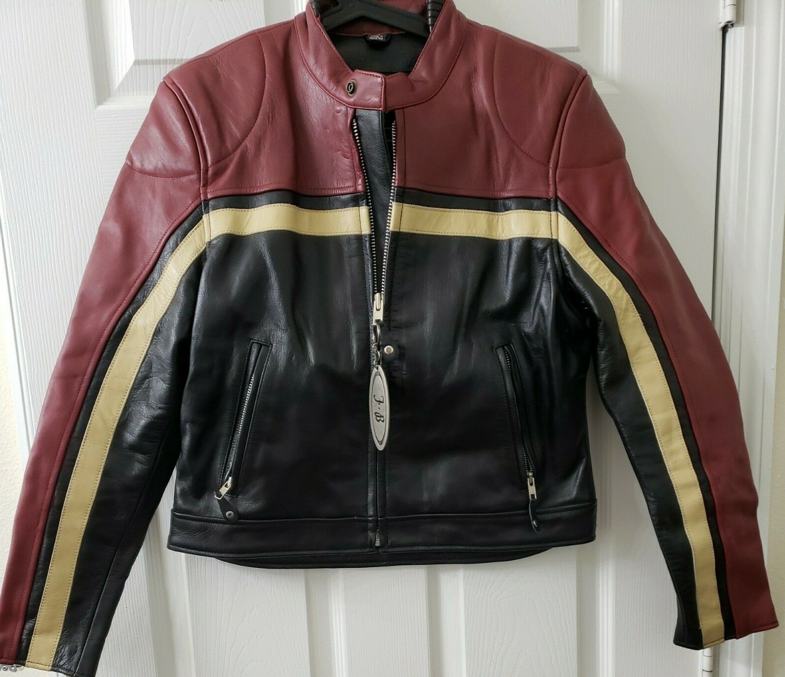 Vintage Flying Bikers Oakwood Leather Jacket – Women’s Size M – Biker Moto