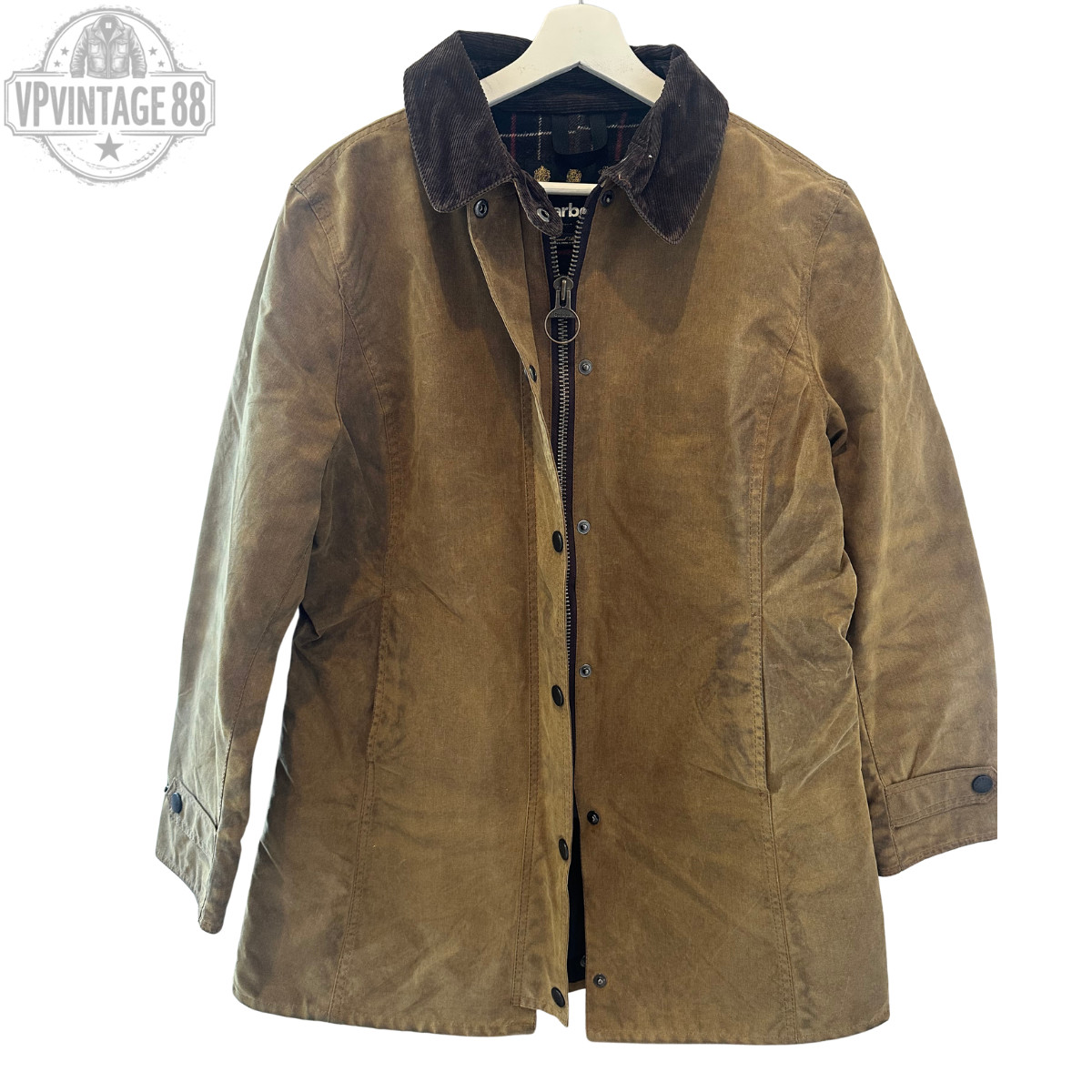 Vintage Barbour L65 New Market Waxed Jacket Original Heritage Made in England