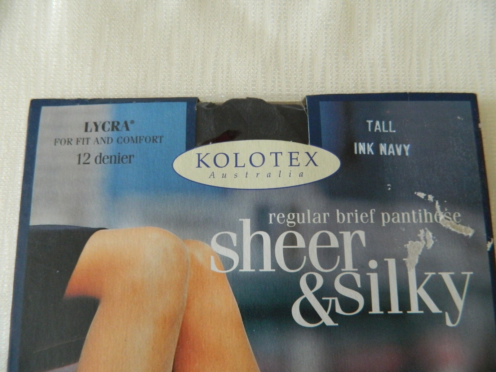 KOLOTEX Pantihose SHEER & SILKY Lycra Nearly Black Ave,Black Ave,Ink Navy Tall