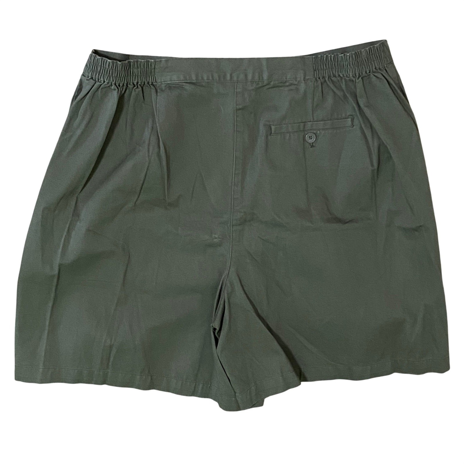 Vintage Preppy Skort 16W Olive Green Boho Chic Earthy Elevated Casual Minimalist