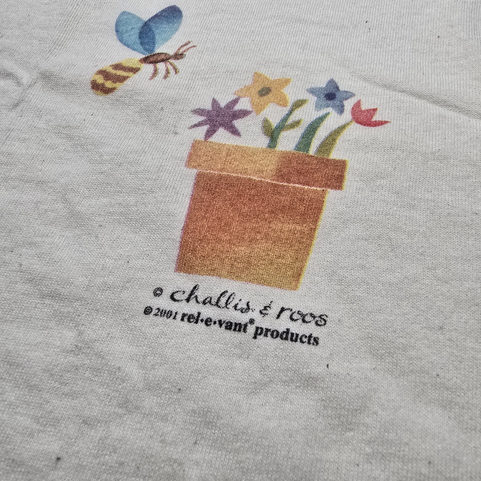 Vintage Relevant Products Challis & Roos Queen Of The Garden AOP Tshirt XL Y2K