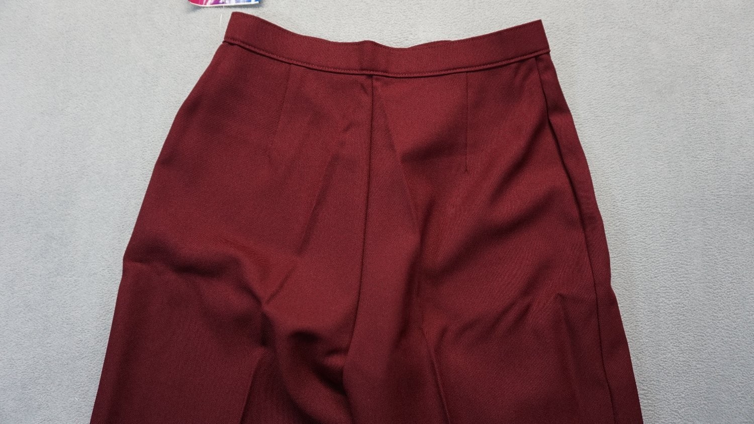 Vintage Levi’s Bend Over Pants Womens 16 Burgundy 1980s High Waist Trousers NWT
