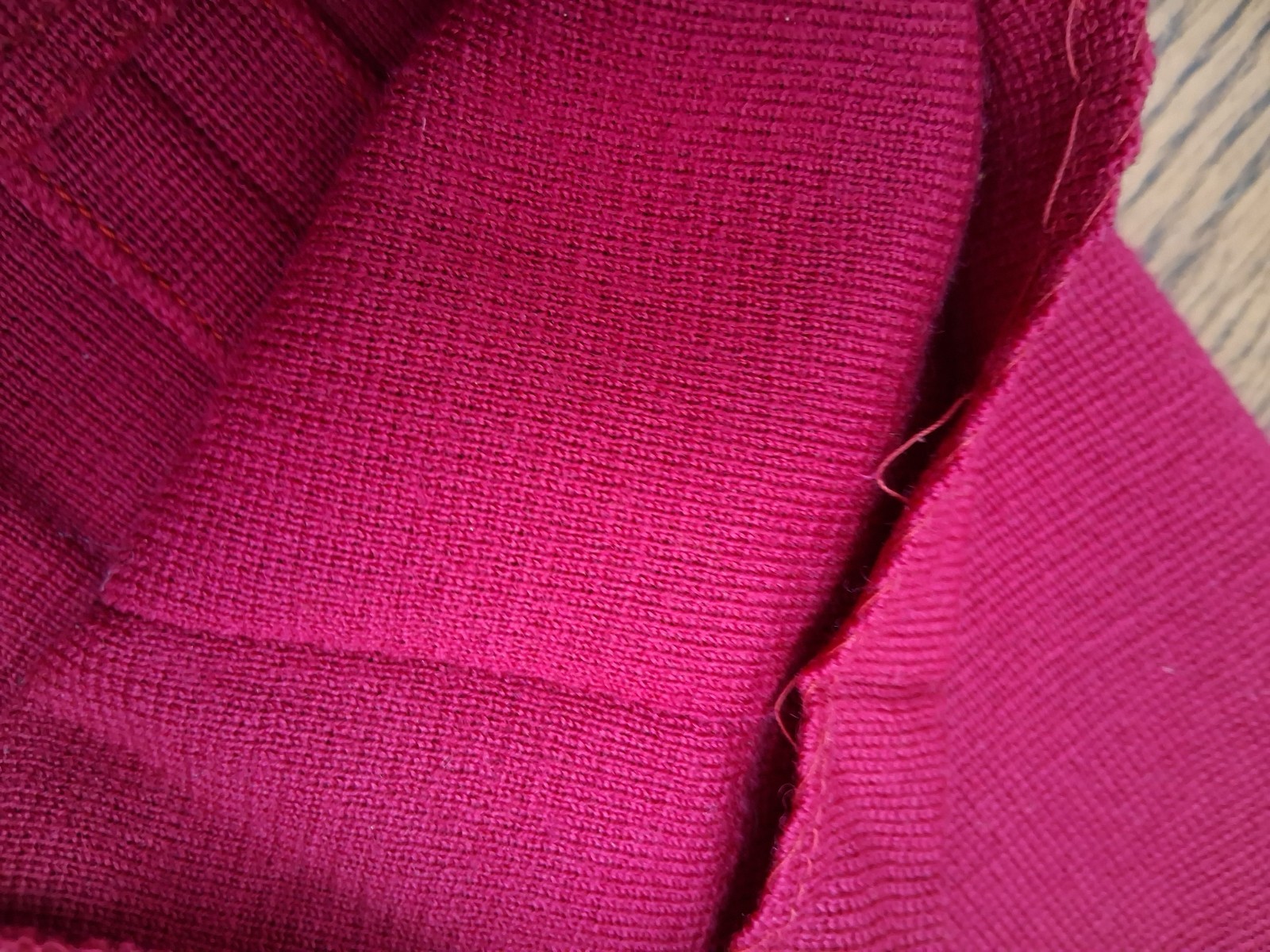Vintage 60s Mod Dress Cranberry Red Wool Shift Pleated Dress Gino Paoli Italy 10