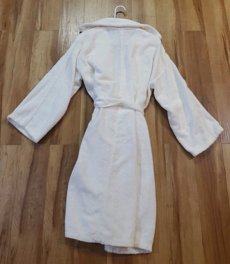 Vintage Terrycloth Bath Robe Wrap Sak by Barry White Size S/M