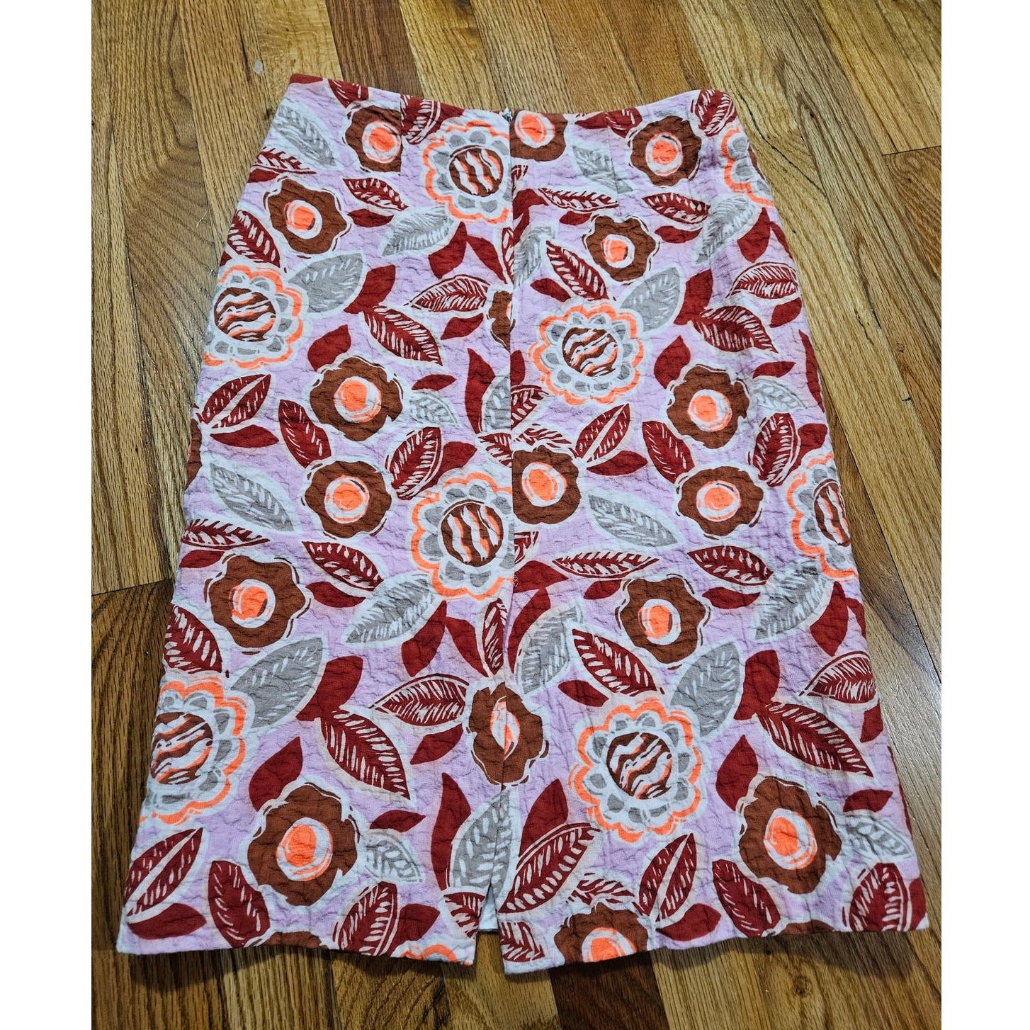 Vintage Barneys New York Made Italy Floral Cotton Skirt Size 36 IT US 2 Y2K