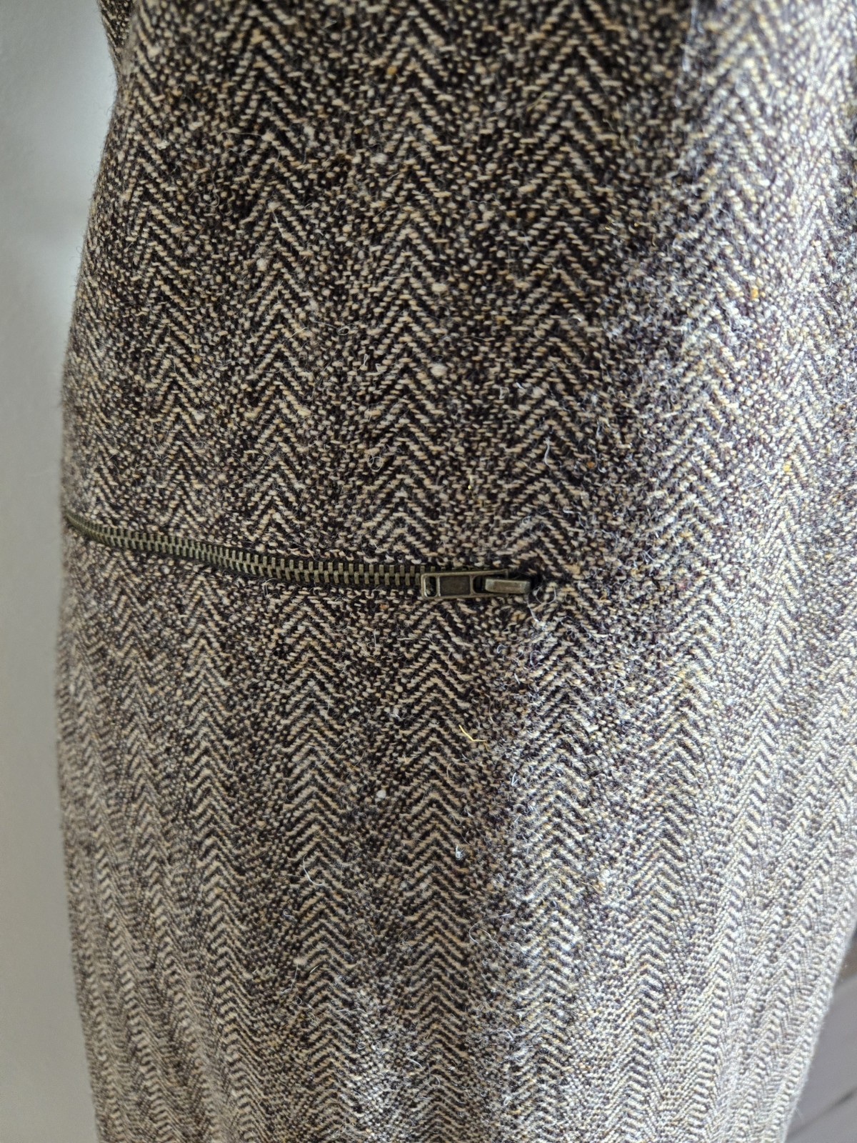 Harve Benard byBenard Holtzman/jumperDres/vintage/women/size12/wool/brown/pocket