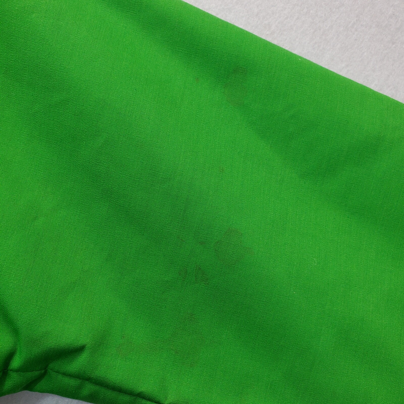 Vintage (Original Tags) GUMPS SF Lime Green Hostess Kaftan w/Frog Buttons Sz 8