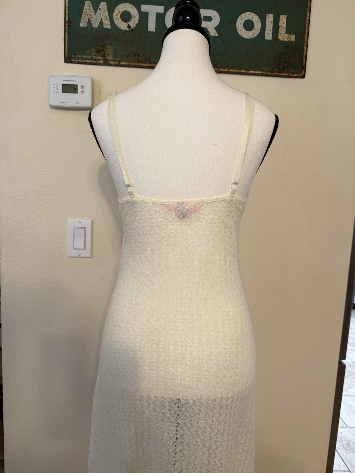 VTG Victoria’s Secret Crochet Maxi Y2K Boho Fairycore Cottagecore Beach Dress M