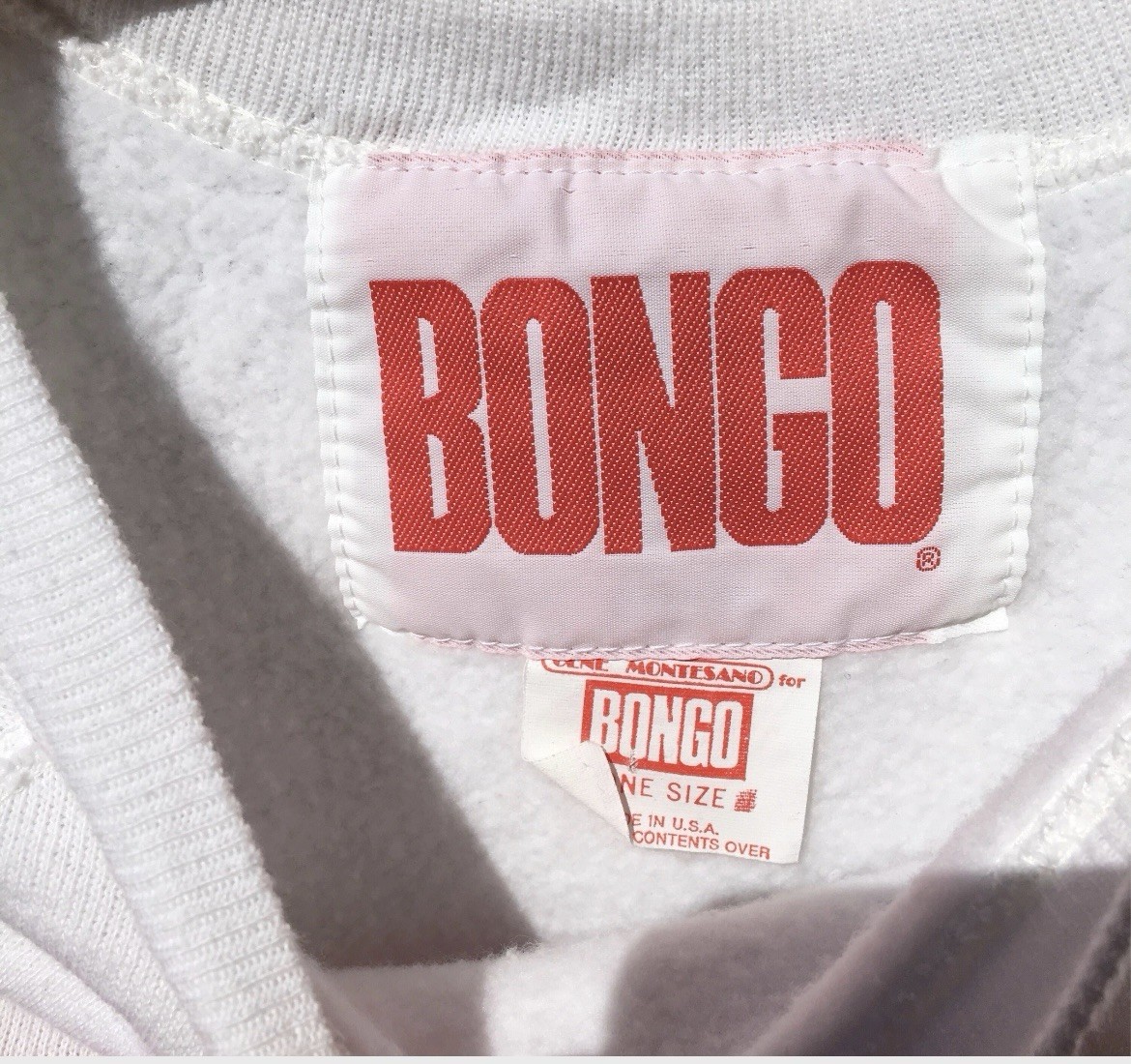 Vintage 80’s Bongo Rhythm Neon Sweatshirt XS-L