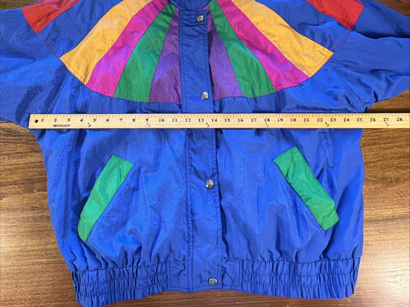 Vintage Andy Johns Windbreaker Outfit Pants and Jacket Size XL Multicolored