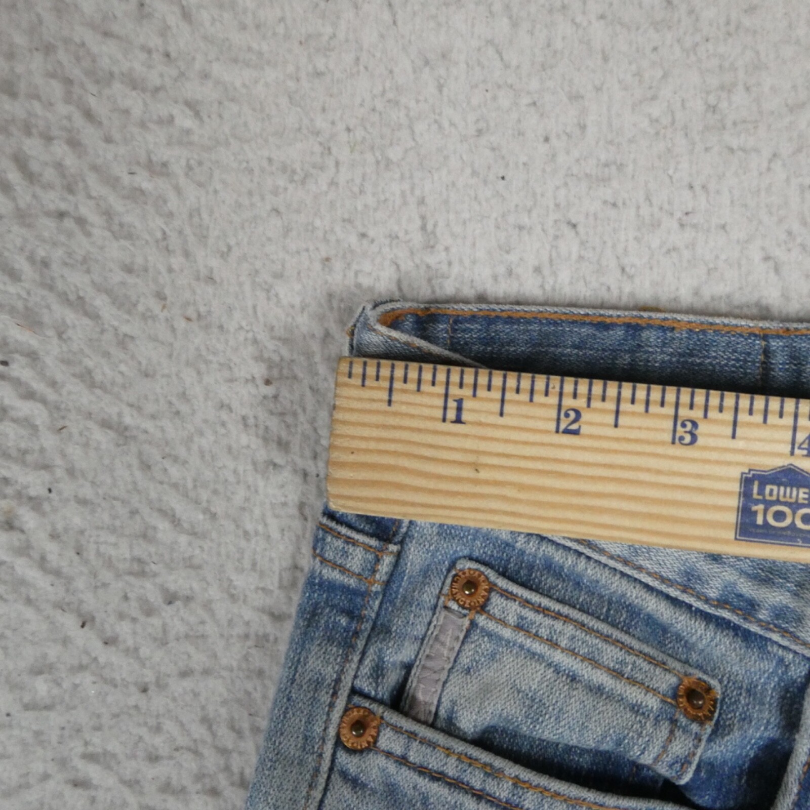 Vintage Armani Exchange Jeans Women Size 8R Light Blue Denim Wash Made in USA