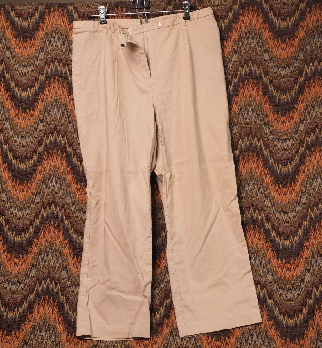 Vintage Kathy Ireland Plus Womens Tan Pants Size 16W
