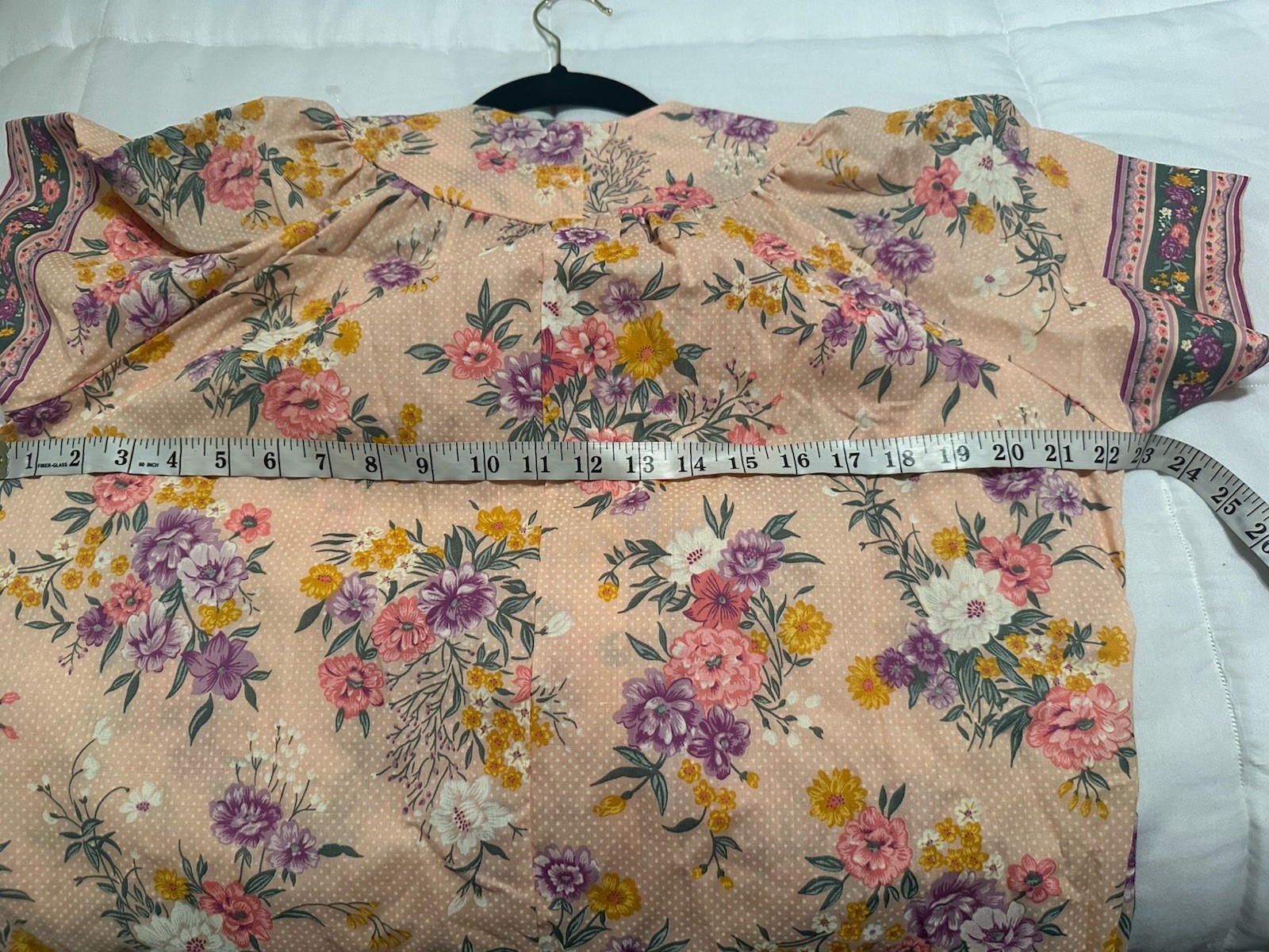 Vintage Smart Time House Dress Womens Sz S Petite Snap Front Made In USA