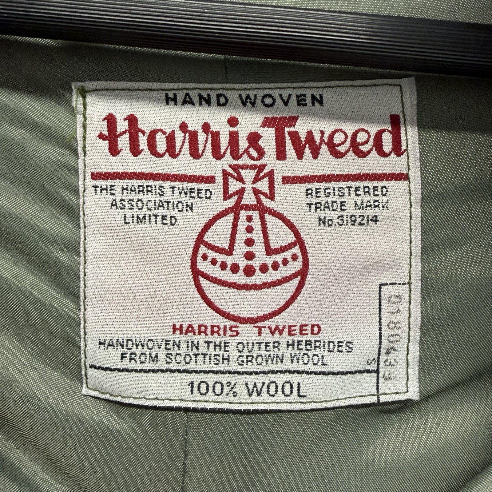 Vtg 70s Harris Tweed Scottish Wool Tartan Plaid Cape