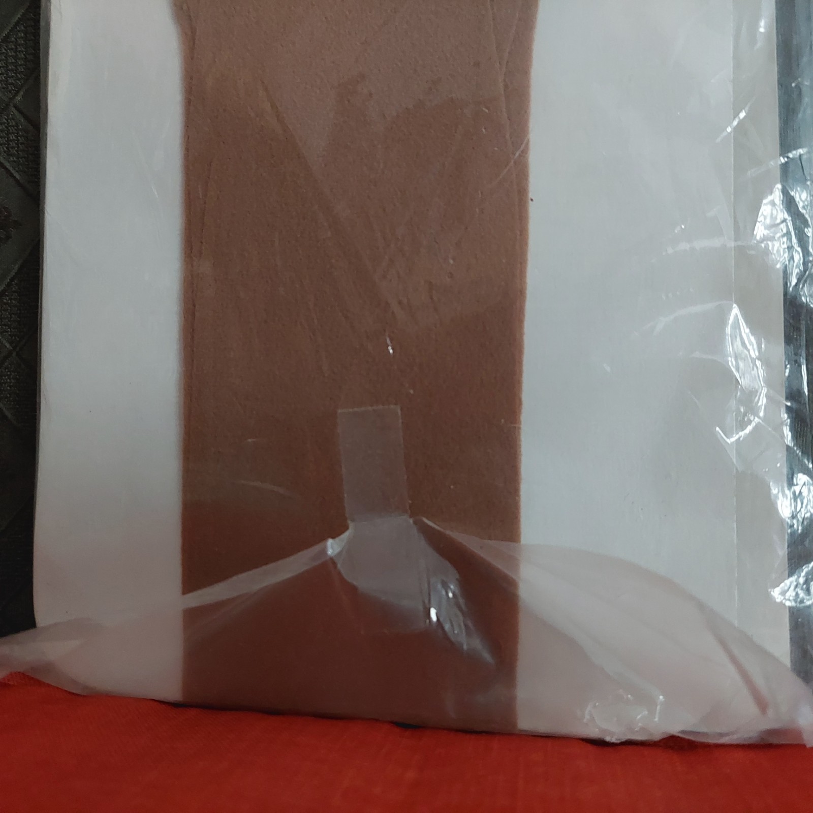 Vintage Pantyhose Rare Moulin Rouge Color Beige Queen 4X BFRIP2