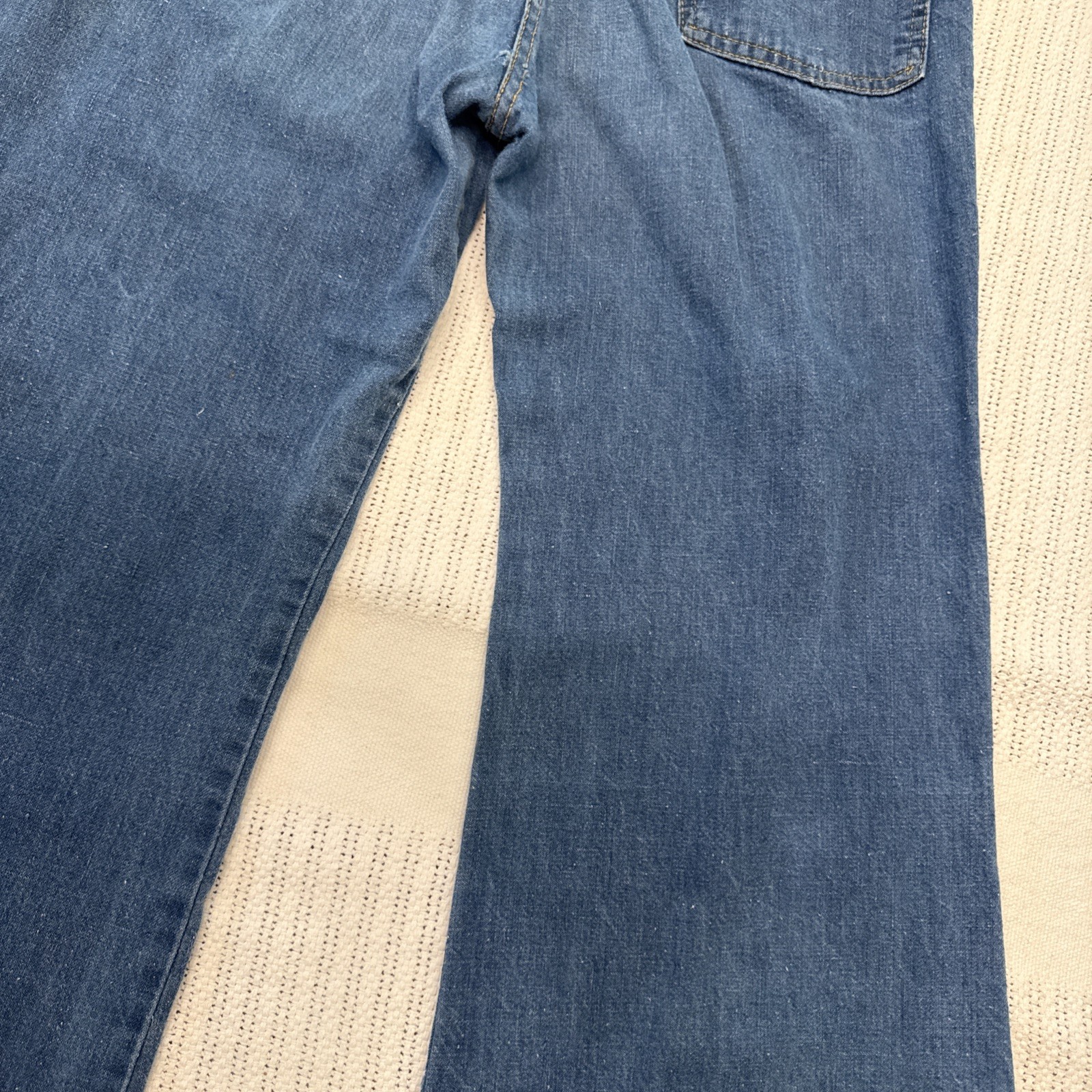 Vintage 70s Rappers Flared Bell Bottom Denim Jeans Women’s 28 X30 Medium