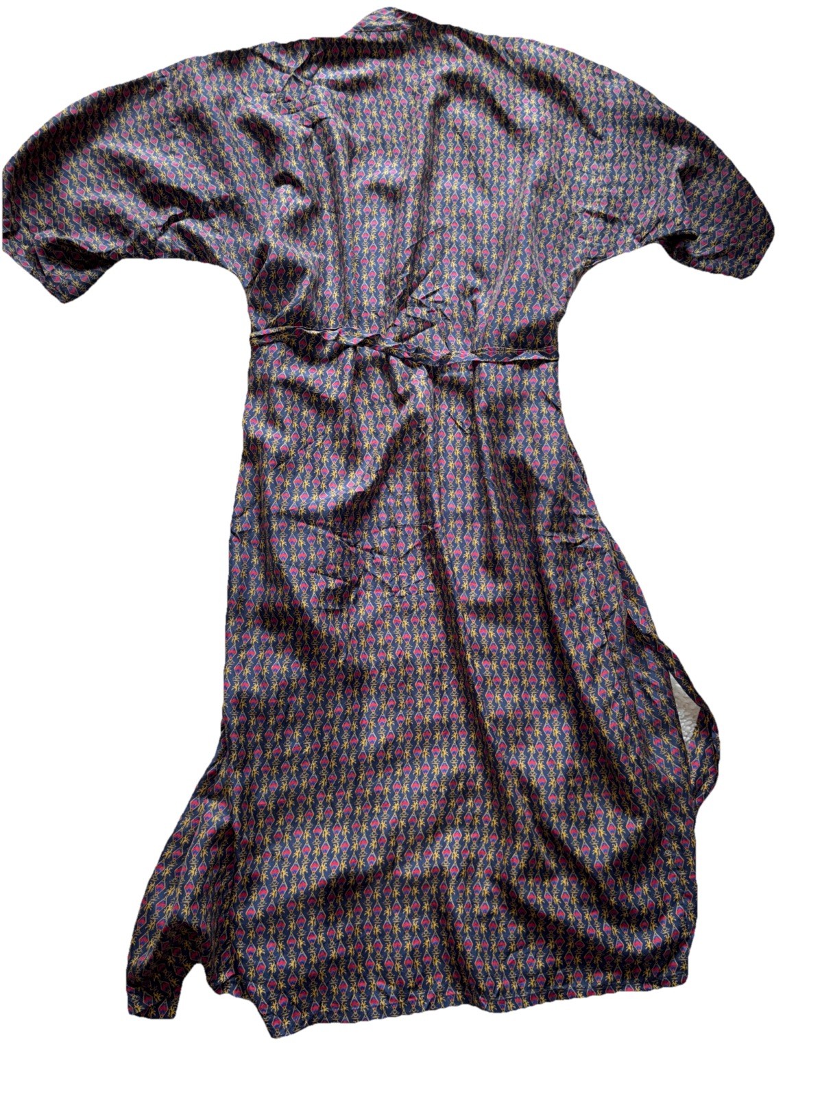 Vtg! Silk Robe Kimono Whitby Asian Long Lightweight one size NICE!