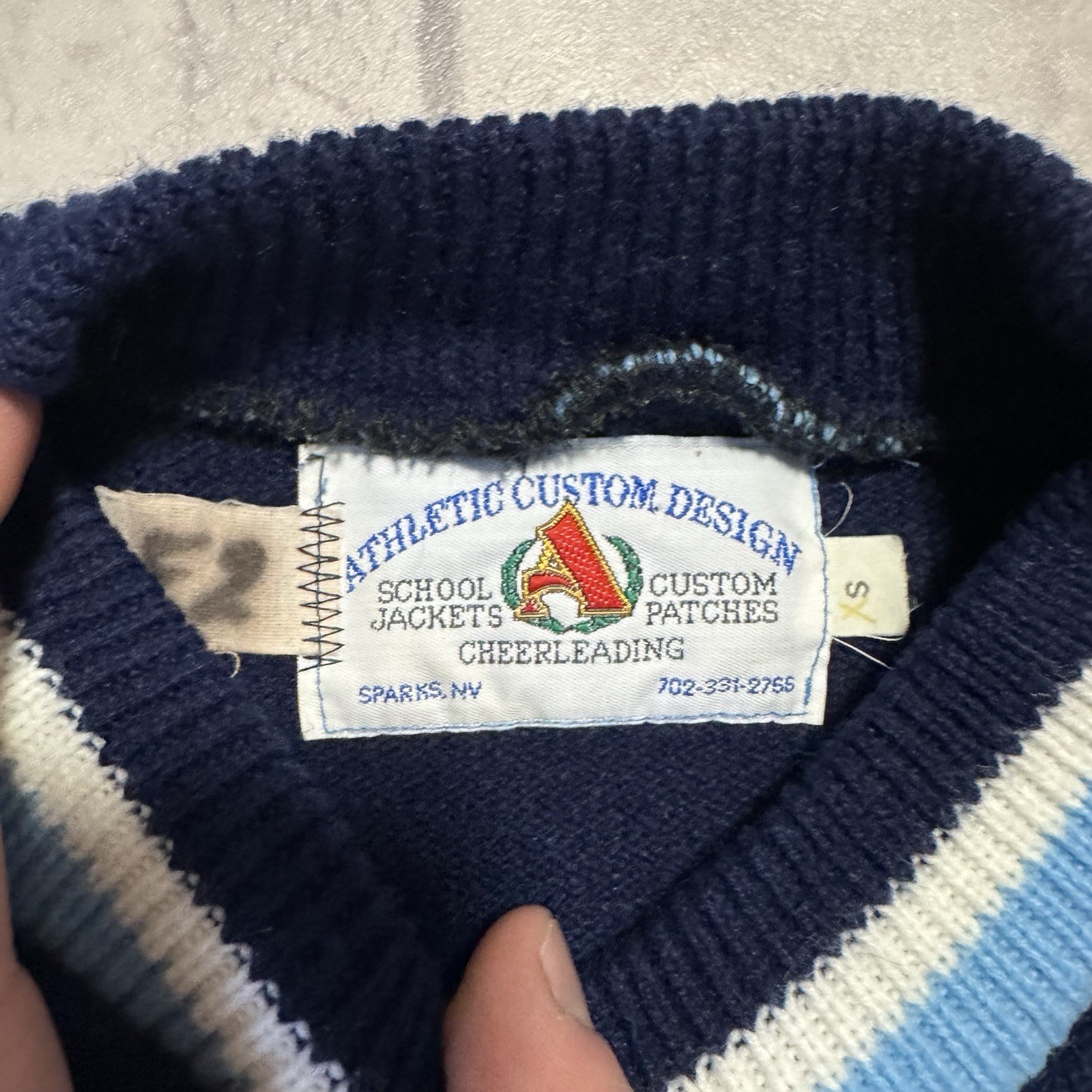 Vintage 60s 70s Cheerleader Supply Co. Orlon Acrylic Sweater