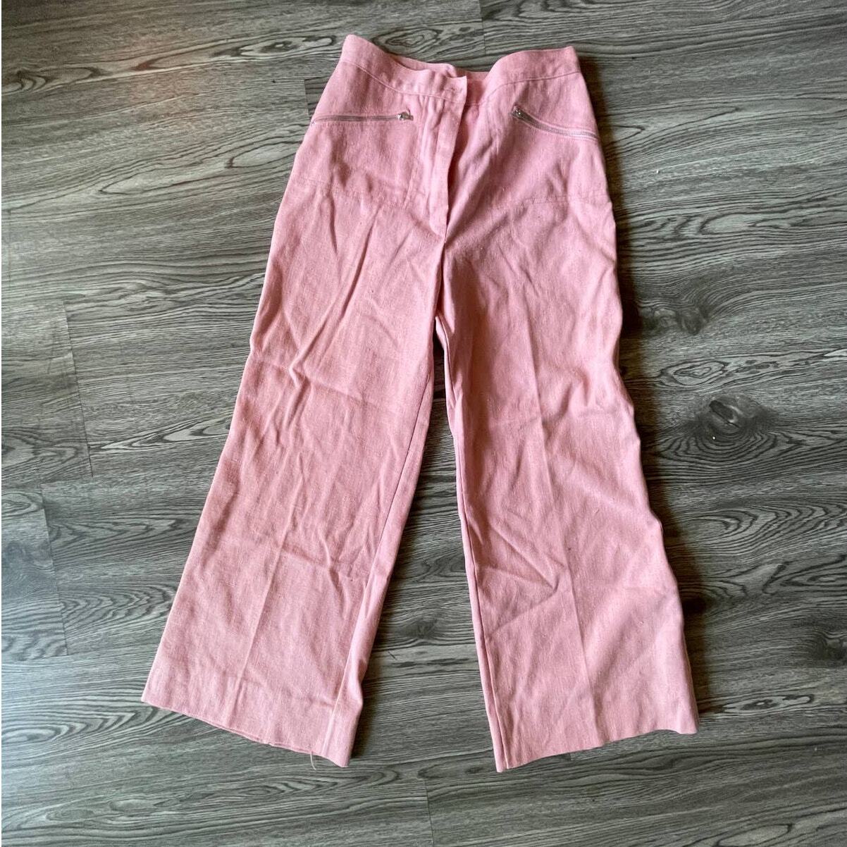 Barbie Pink Vintage 1970s/1980s High-Waisted Pants/Culottes – XS/24-25″?