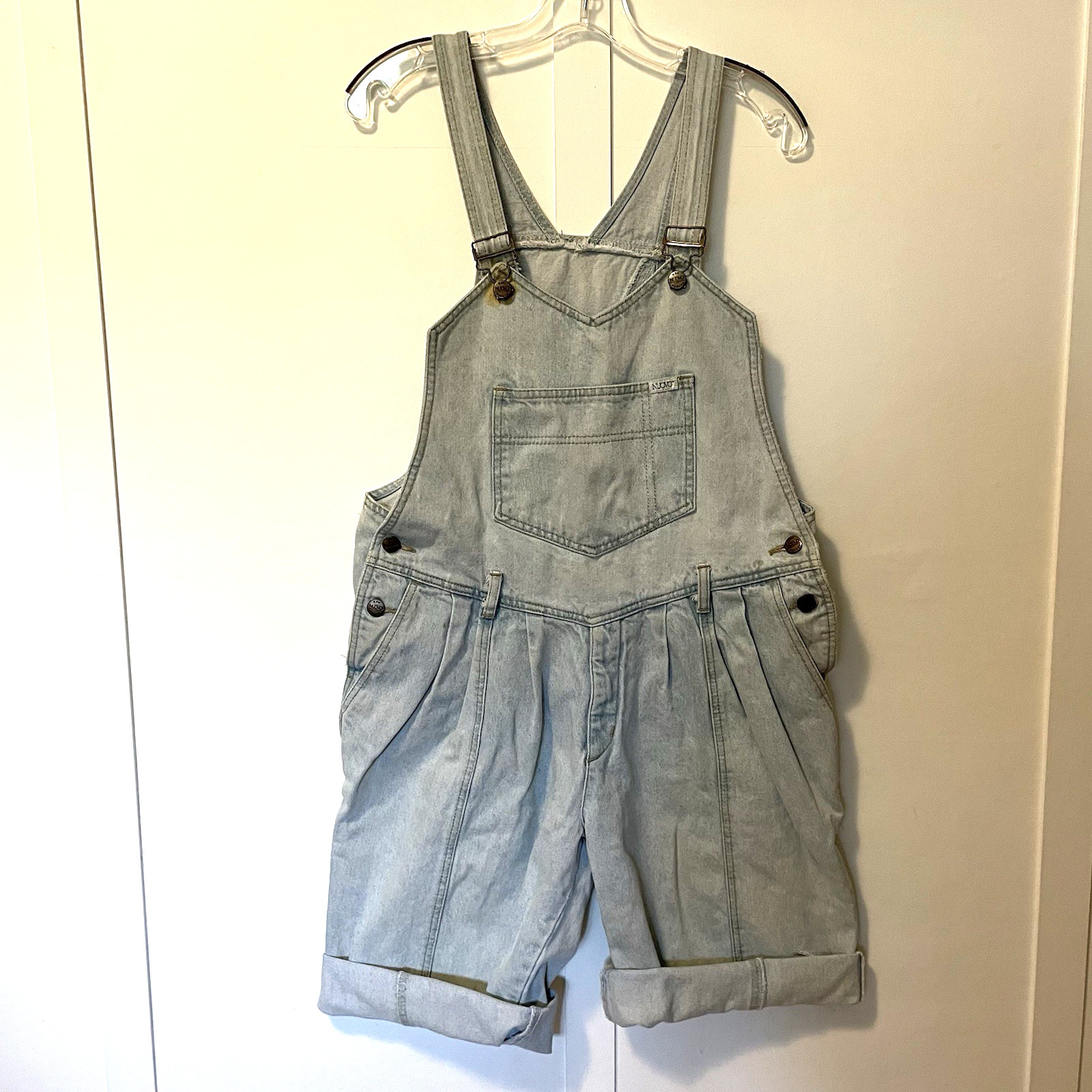 Vintage Nuovo Overall Cutoffs Shorts 80’s Denim Festival Grunge Hippie