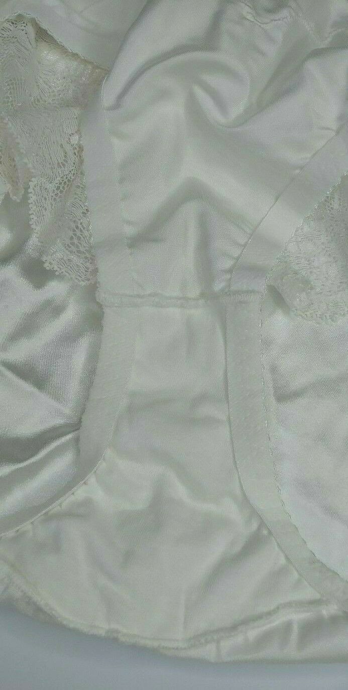 BEAUTIFUL VINTAGE BALI CONTROL TOP PANTIES UP 17% LYCRA LACY SATIN SIZE XL 31/32