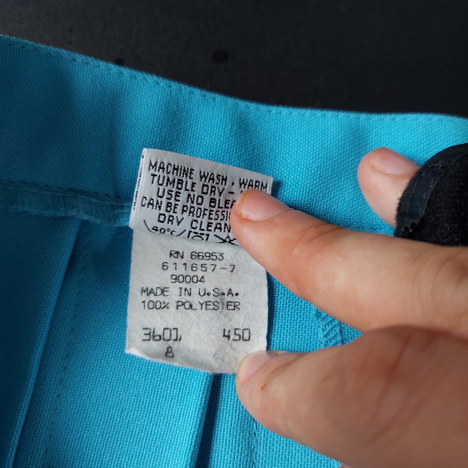 Vintage Head Sportswear Blue Pleated Tennis Skirt Made in USA Size 8 Turquoise